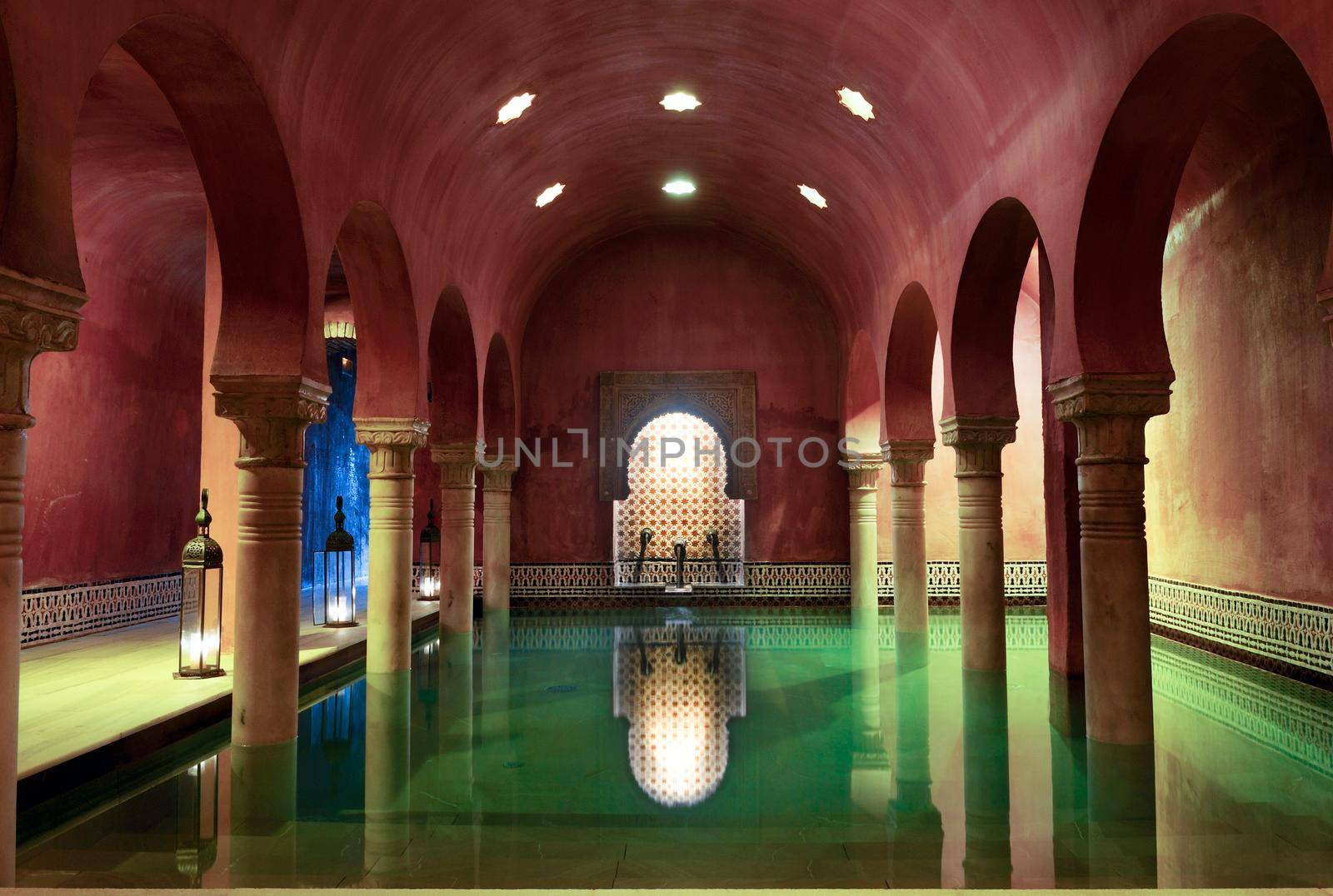 Arab Baths in Granada, Andalusia, Spain by javiindy