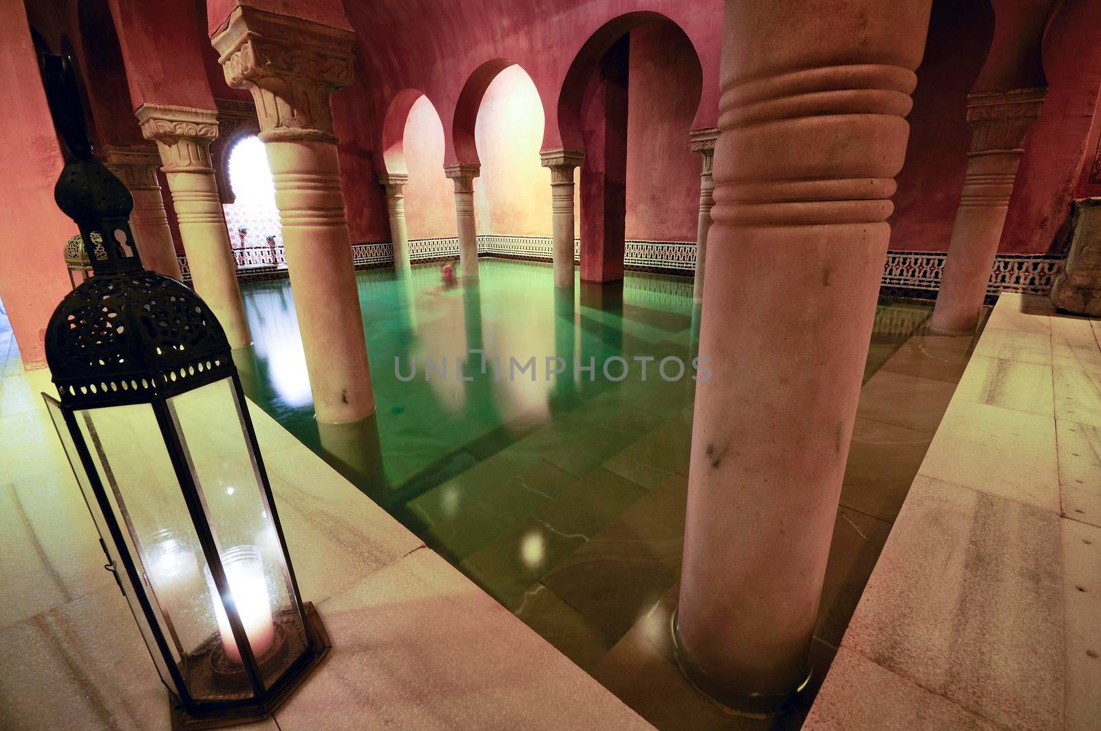 Arab Baths in Granada, Andalusia, Spain by javiindy