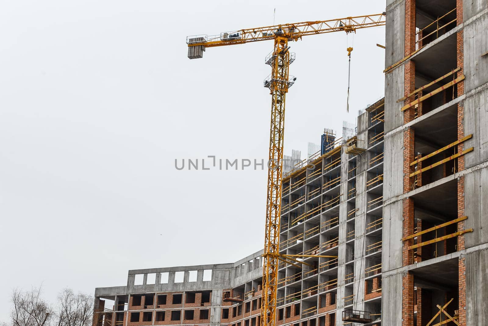 Big construction site A big construction site with cranes