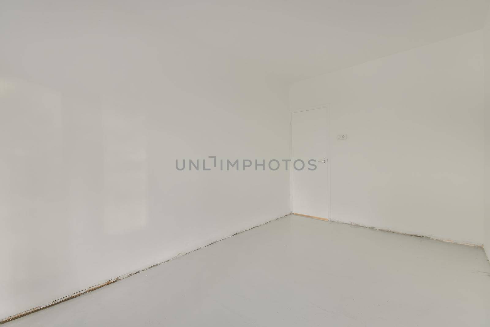 Interior design of bright clean room in cozy apartment