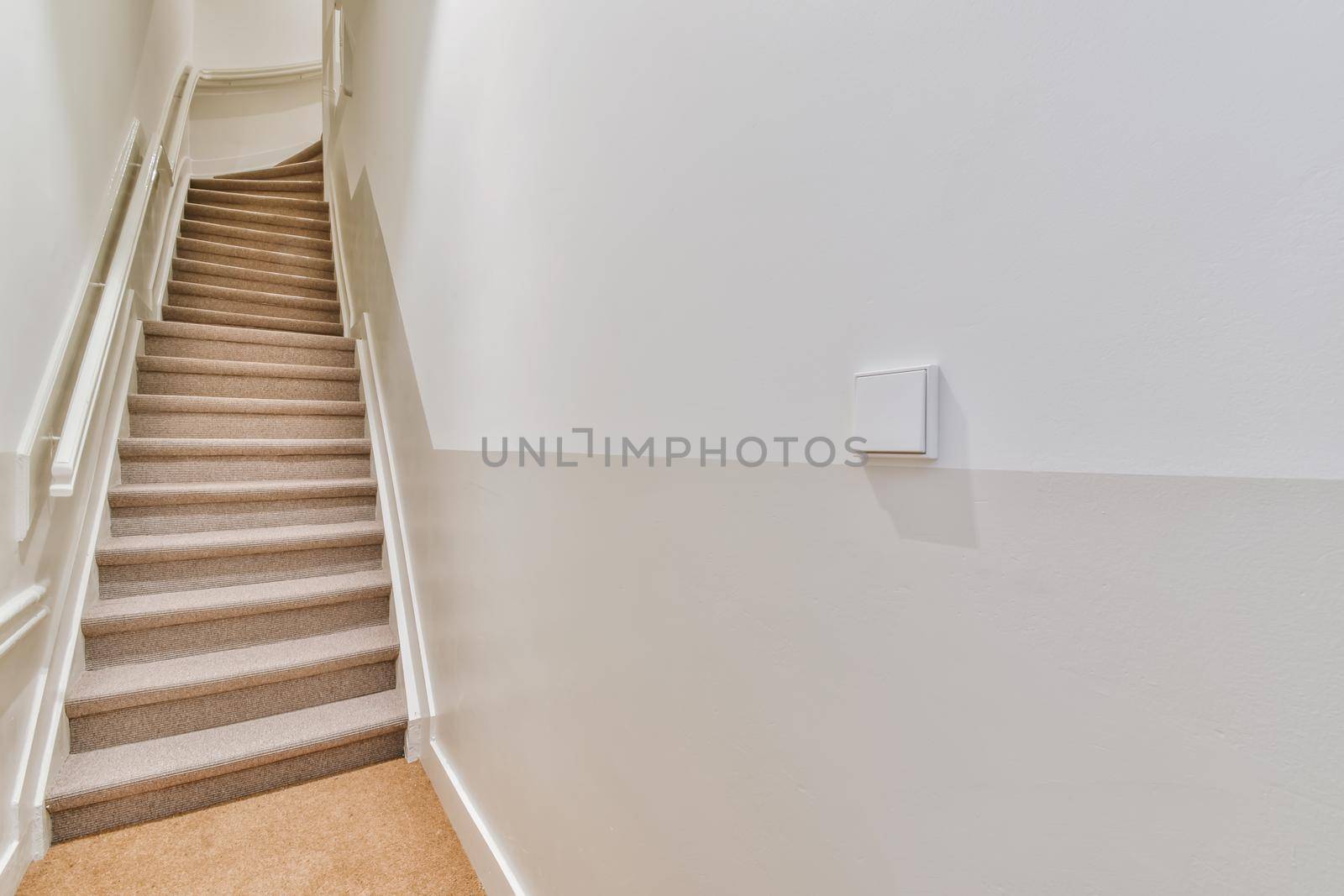 A convenient staircase leading to the top