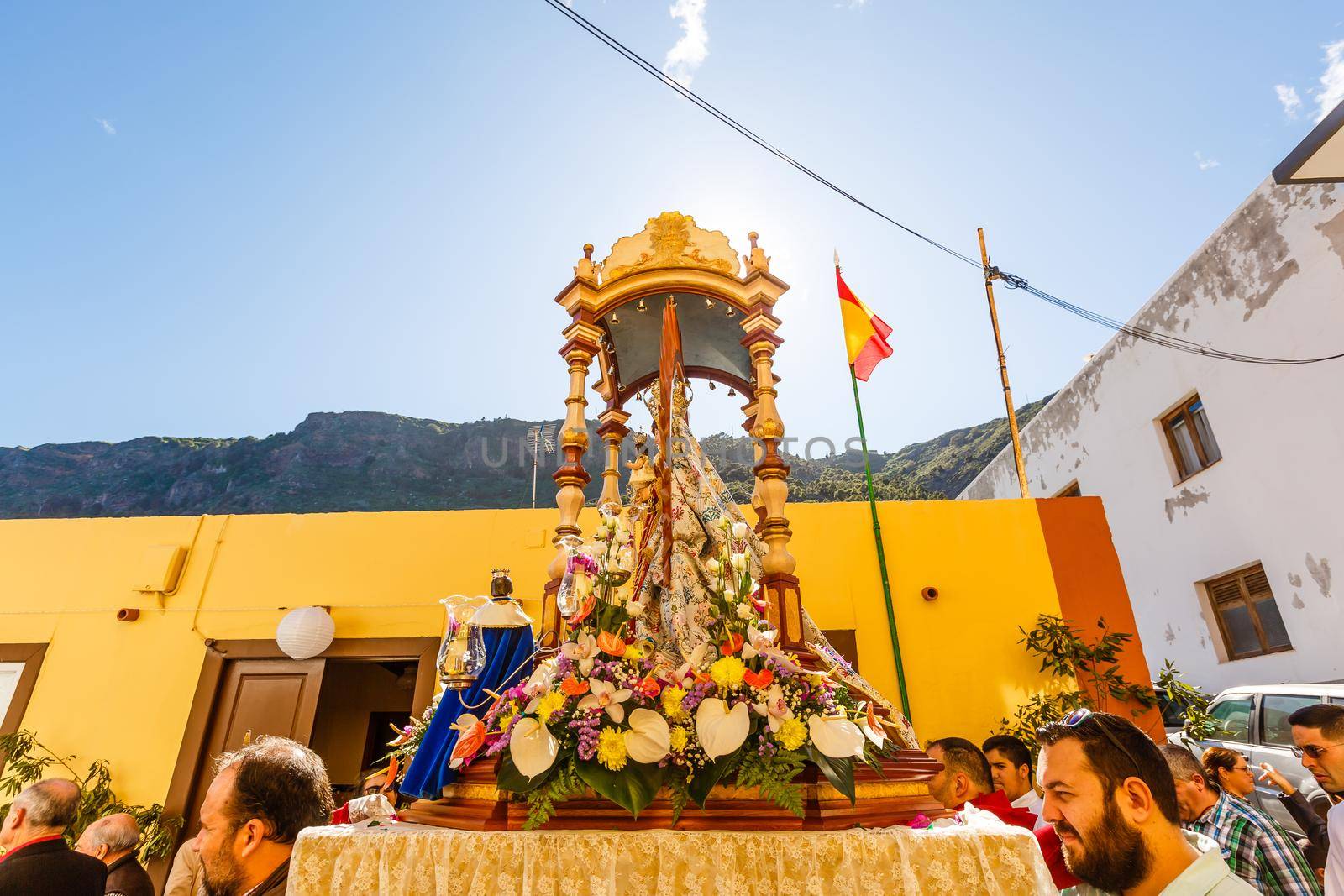 Tenerife, Canary islands, Garachico - 2020.01.06: Buenavista del Norte. Romeria,