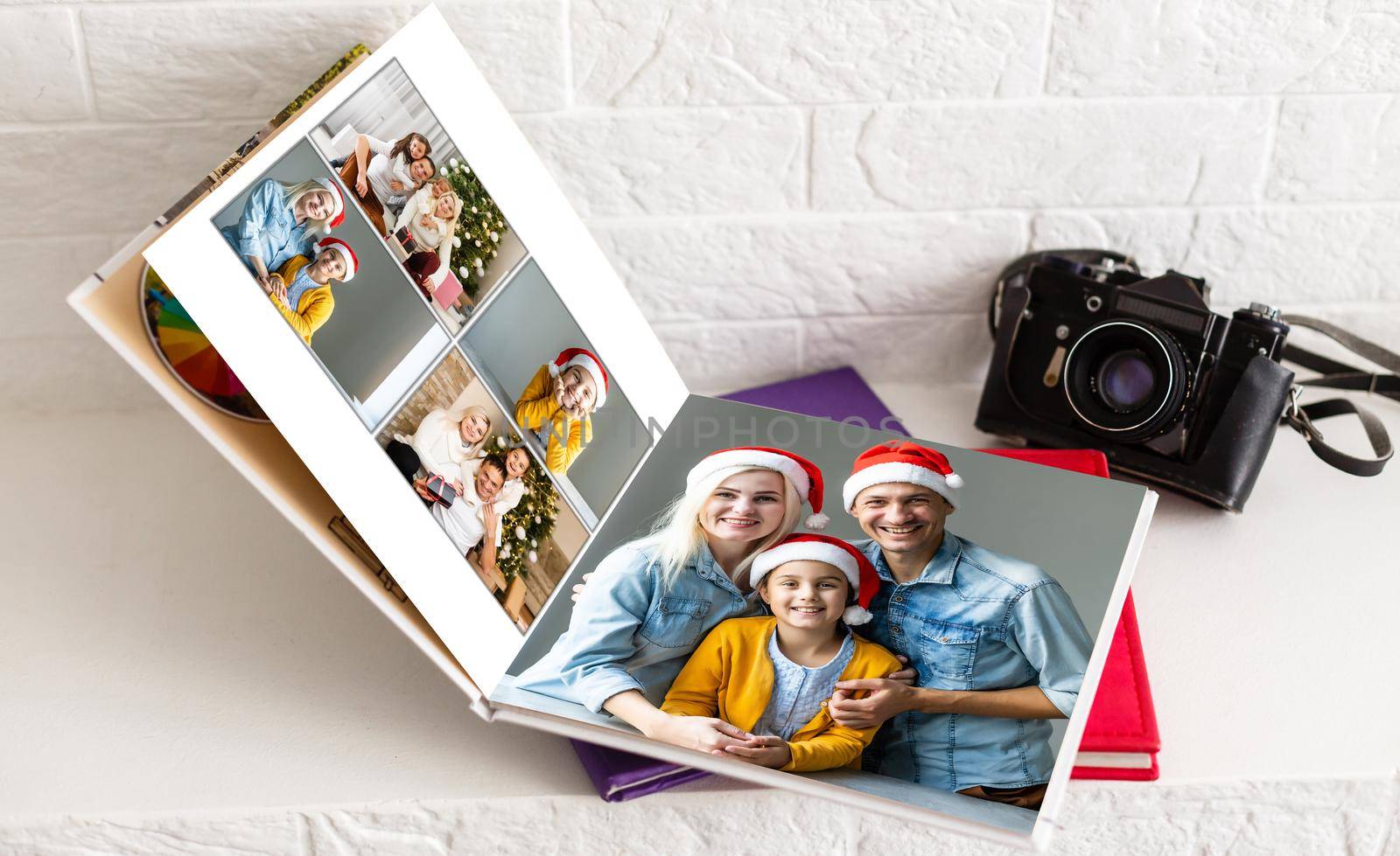 photobook with christmas photos. Winter cozy by Andelov13