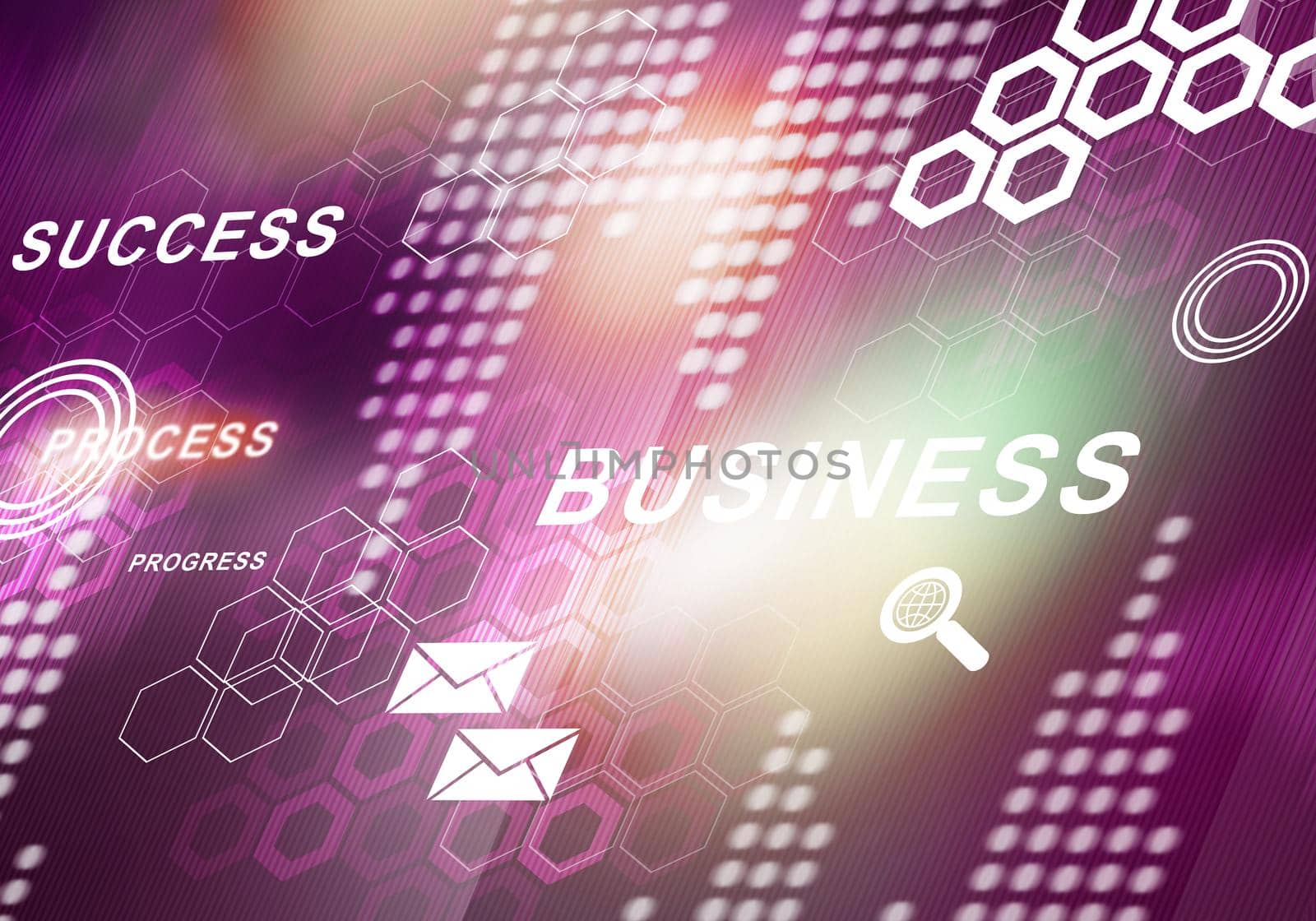 Digital background image presenting modern business concepts