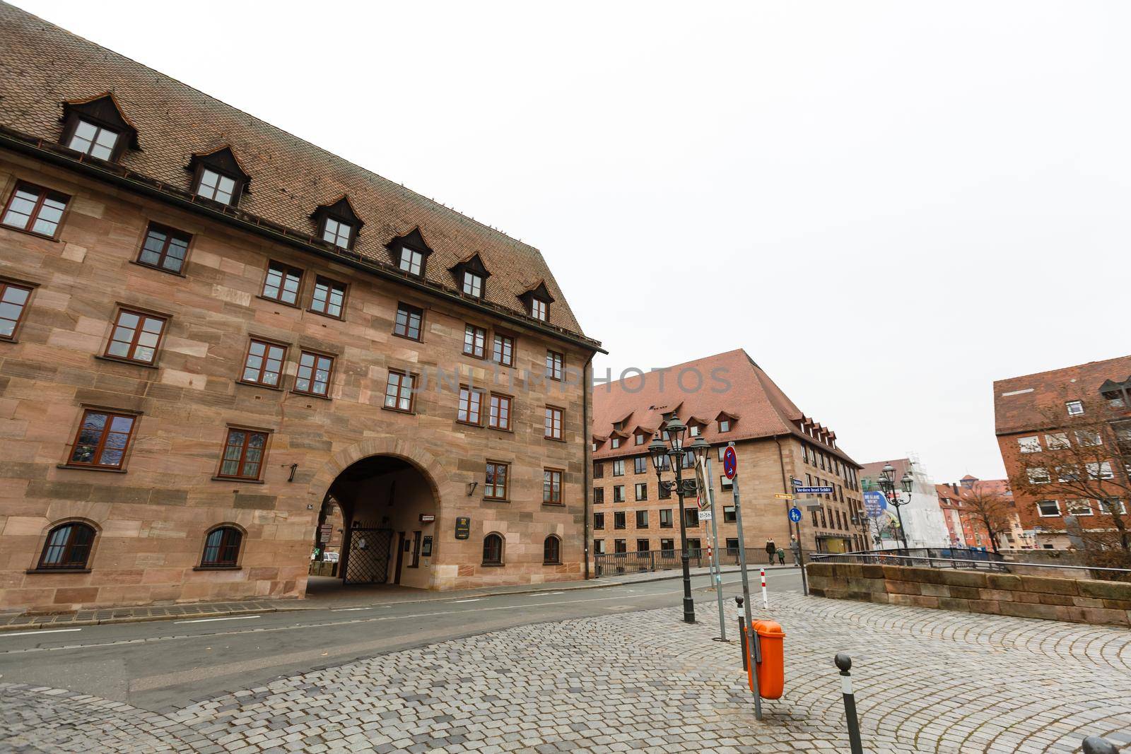 panorama of the old town of nuremberg