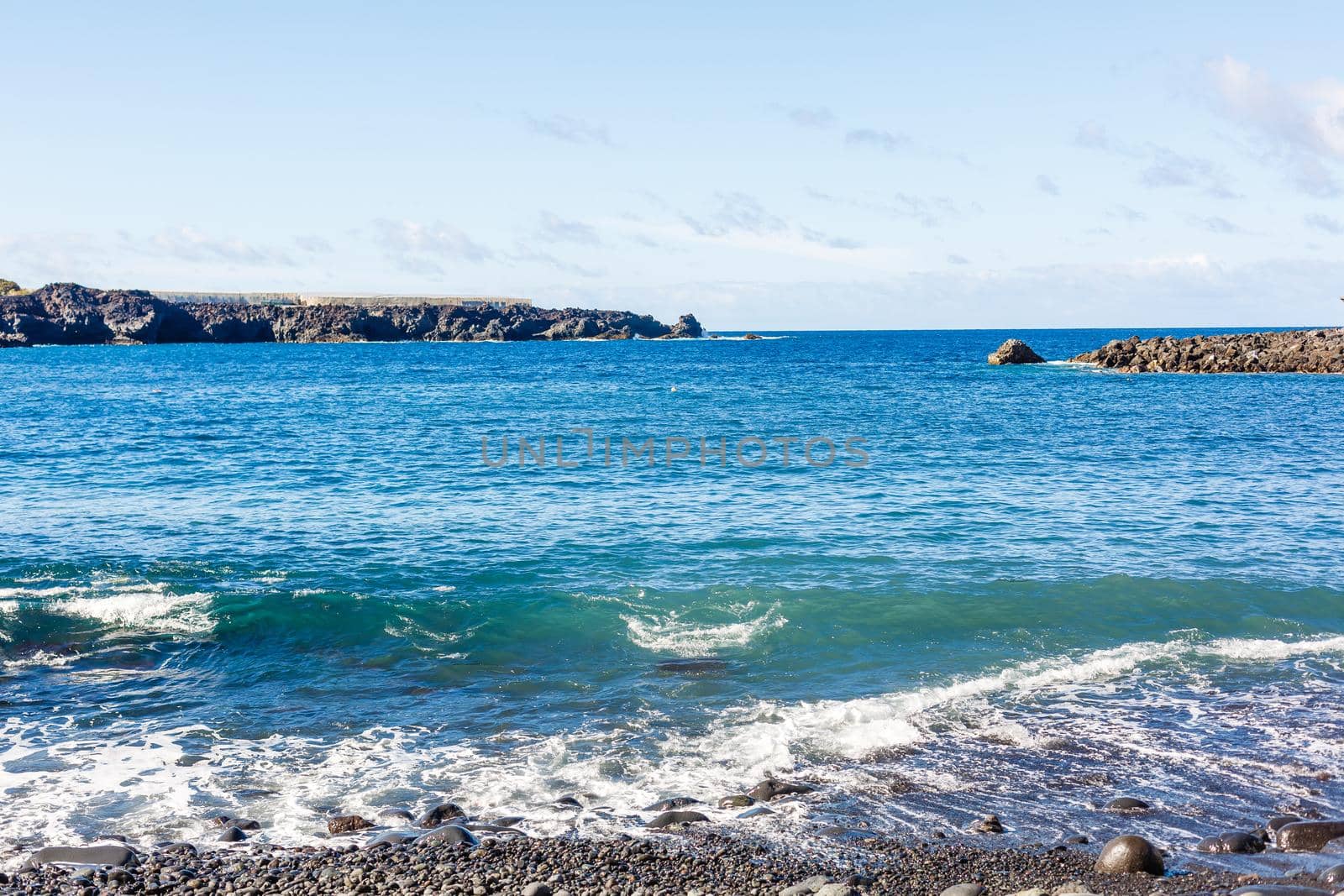 Atlantic ocean wild coast, Tenerife, Canary islands, Spain