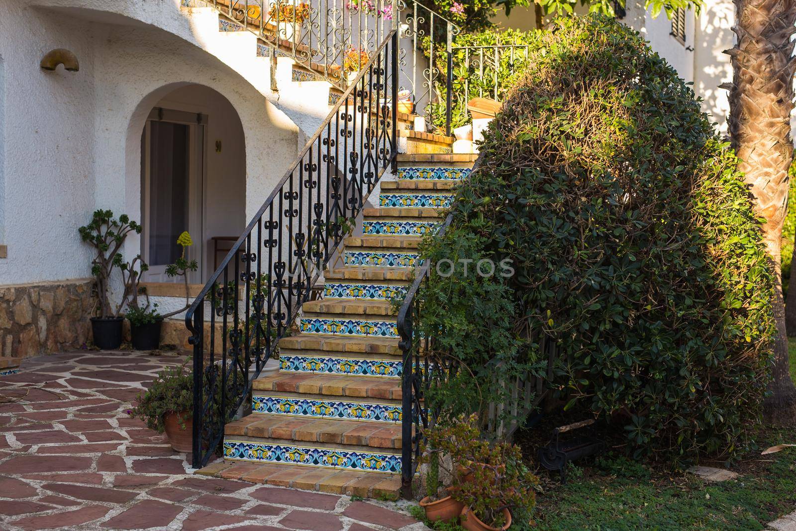 House, exterior and decor concept - Outdoor staircase by Satura86