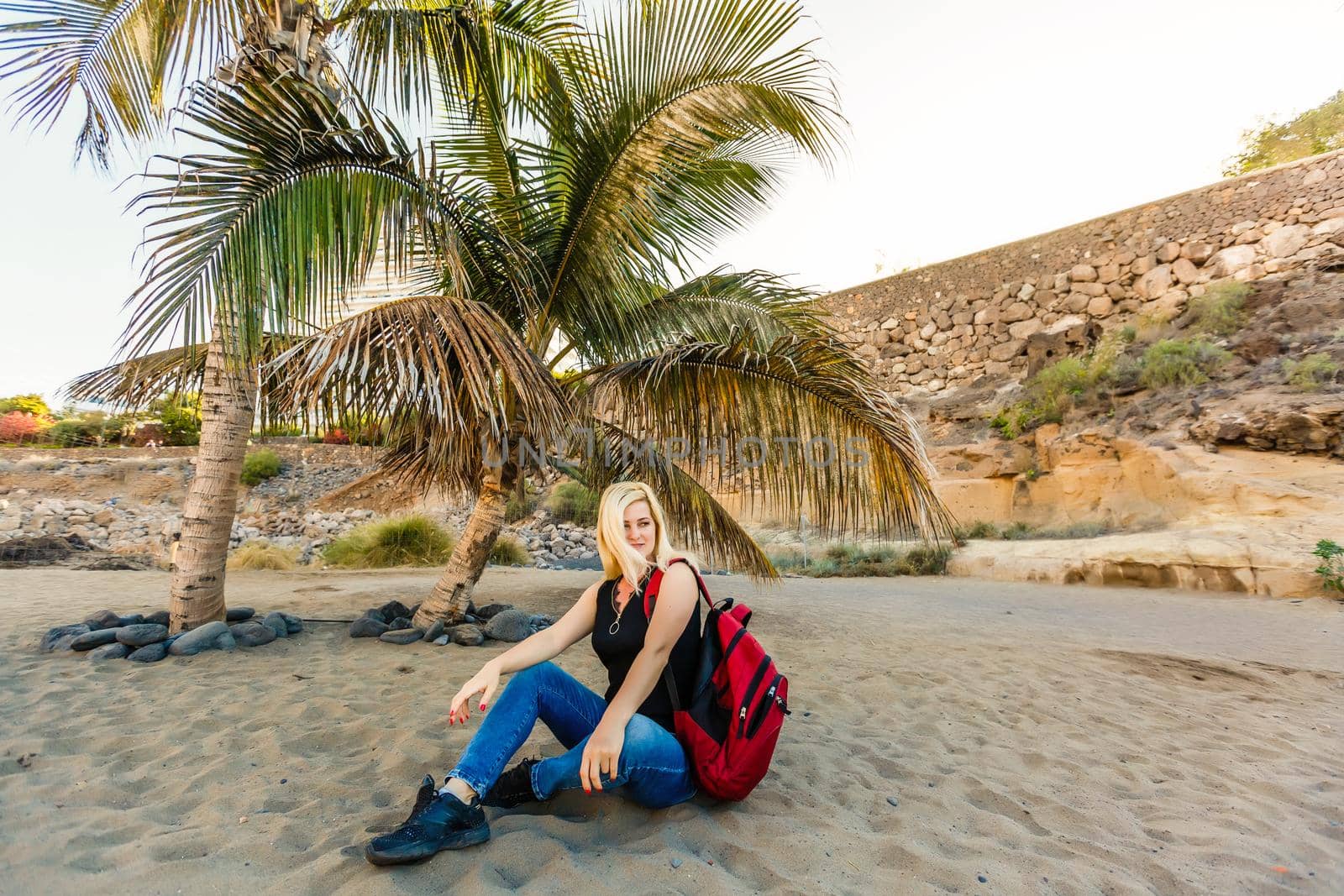 Photo of Blonde Woman near Sea
