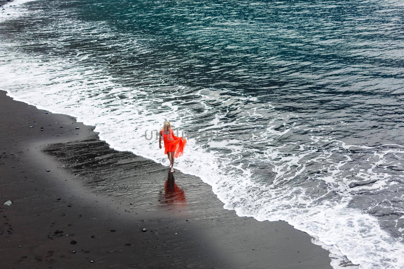 Atlantic ocean wild coast, Tenerife, Canary islands, Spain