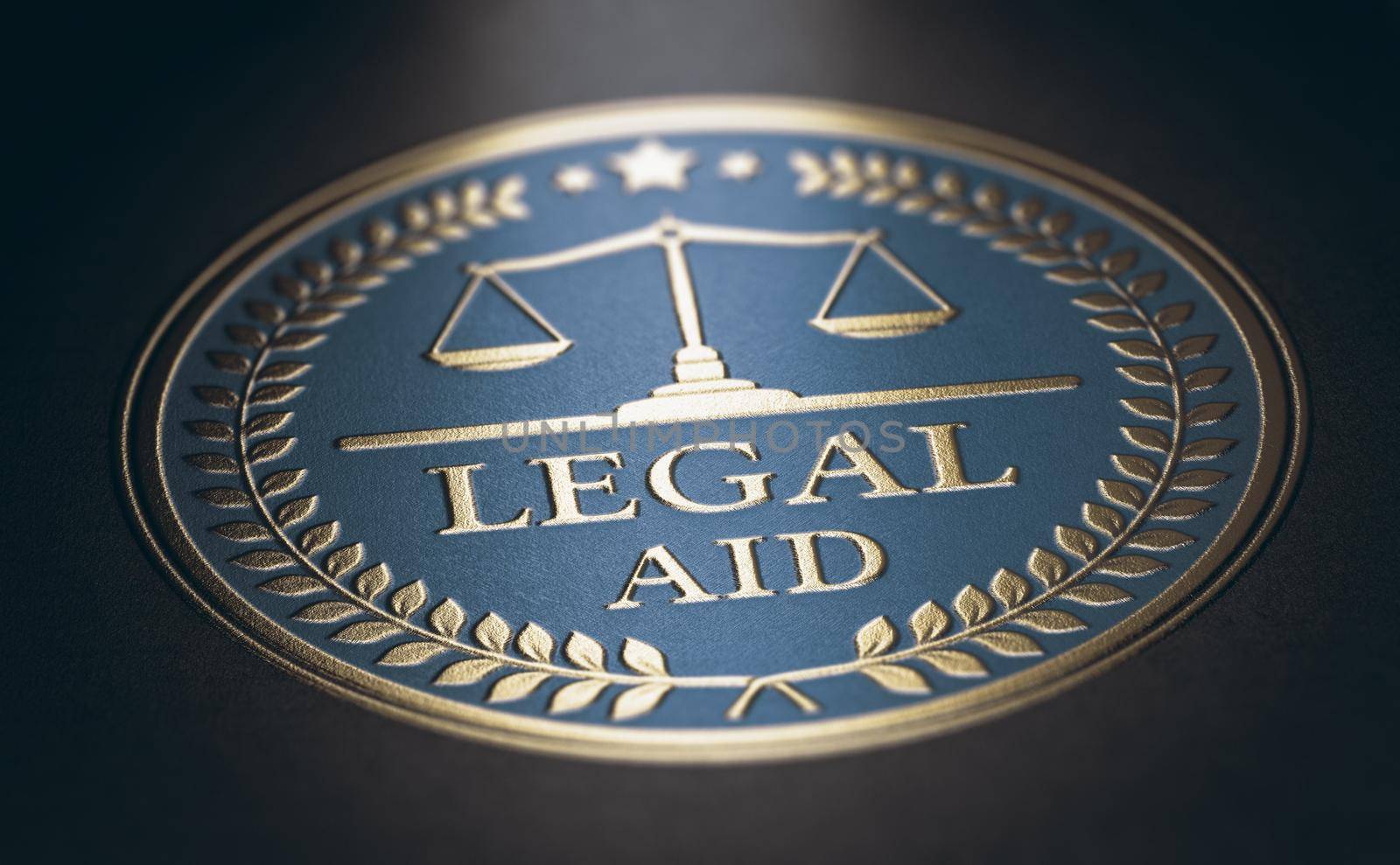 Legal aid symbol. by Olivier-Le-Moal