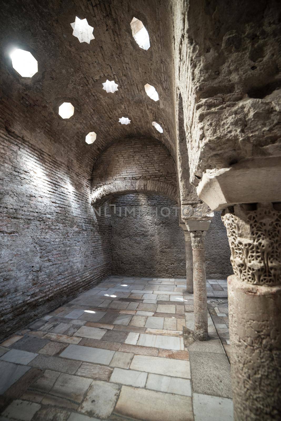 11th century Arab Baths in Granada, Spain