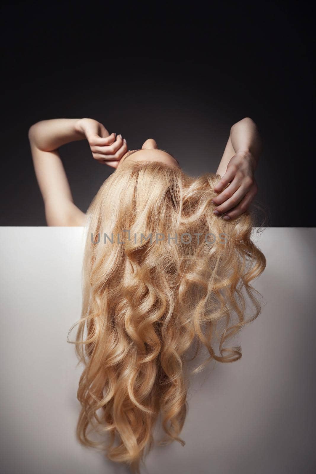 Beautiful Long Hair on an Attractive Woman by Julenochek
