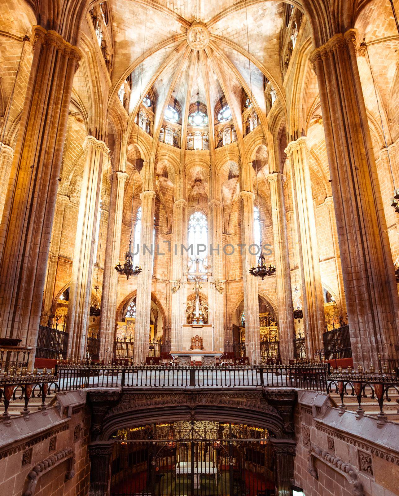 Cathedral of the Holy Cross and Saint Eulalia. Barcelona, Spain