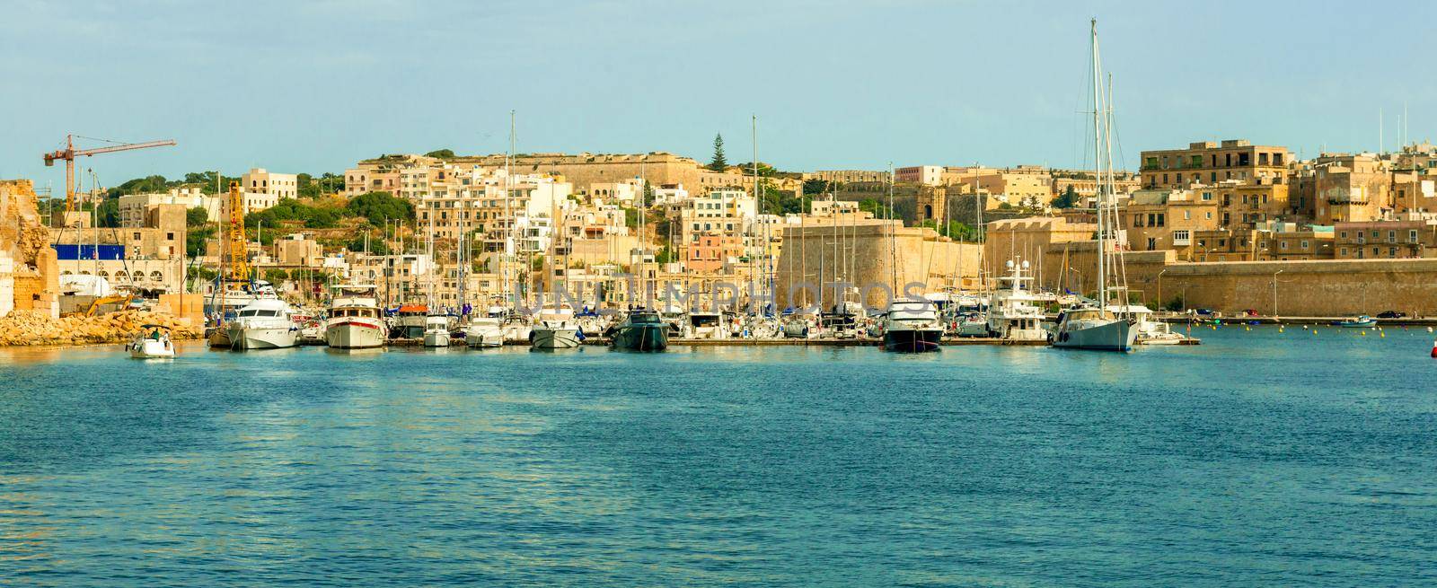 panorama of Valletta bay with boats and yachts by tan4ikk1