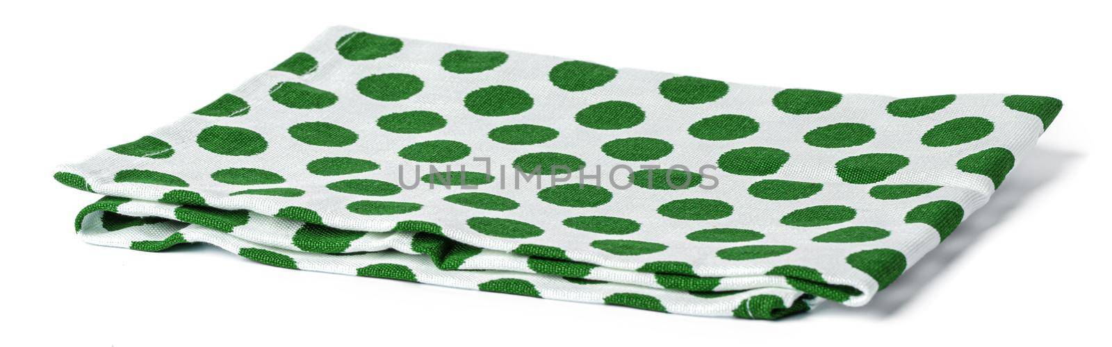kitchen towel isolated on white background, close up by Fabrikasimf