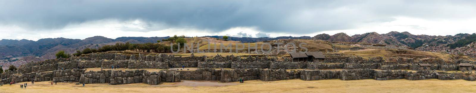 Saksaywaman, the ruined citadel on the northern outskirts of Cusco, Peru, the lost capital of Incan empire