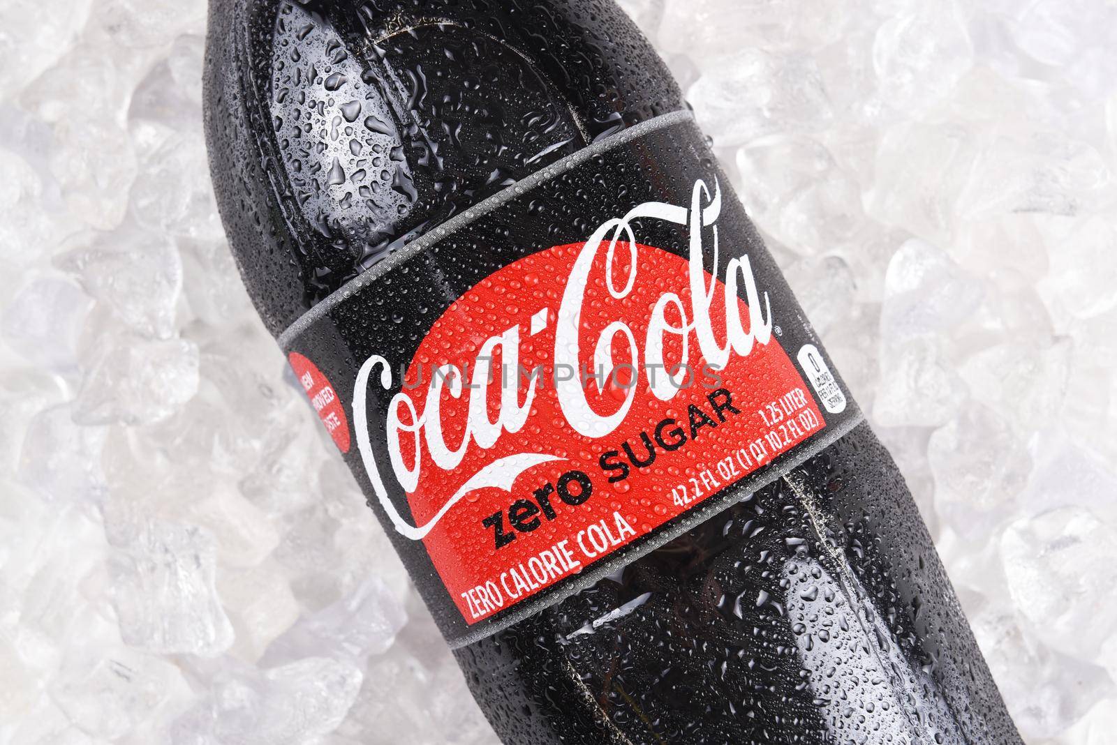 A bottle of Coca-Cola Zero Sugar on Ice by sCukrov