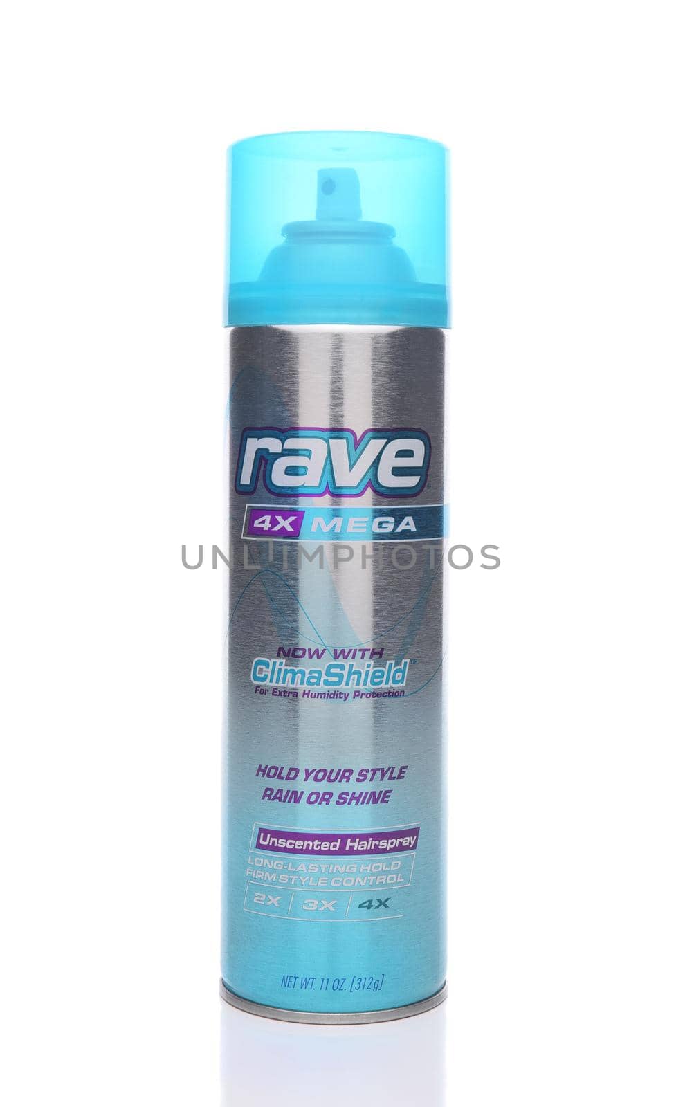 IRVINE, CALIFORNIA - JANUARY 22, 2017: Rave Hairspray. From High Ridge Brands providers of high-quality personal care products at competitive prices.