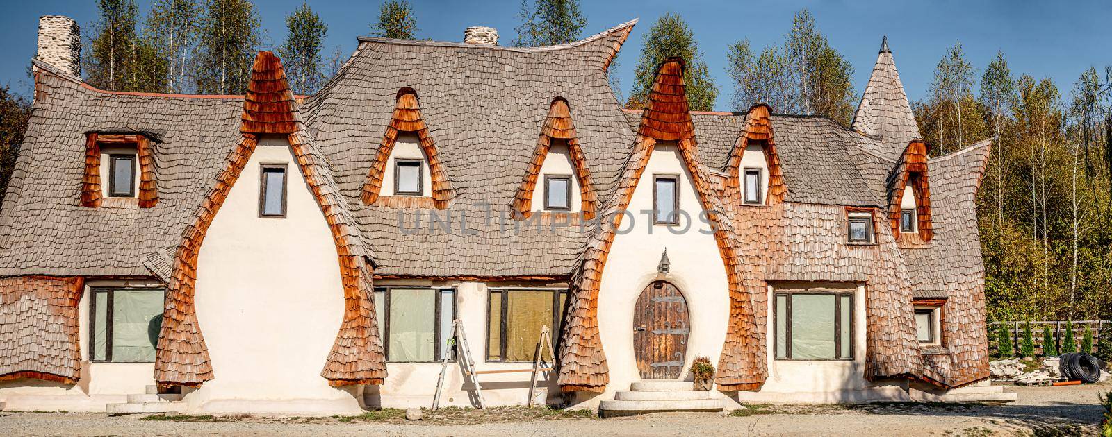 Eco friendly building in the Valley of the Fairies, Romania