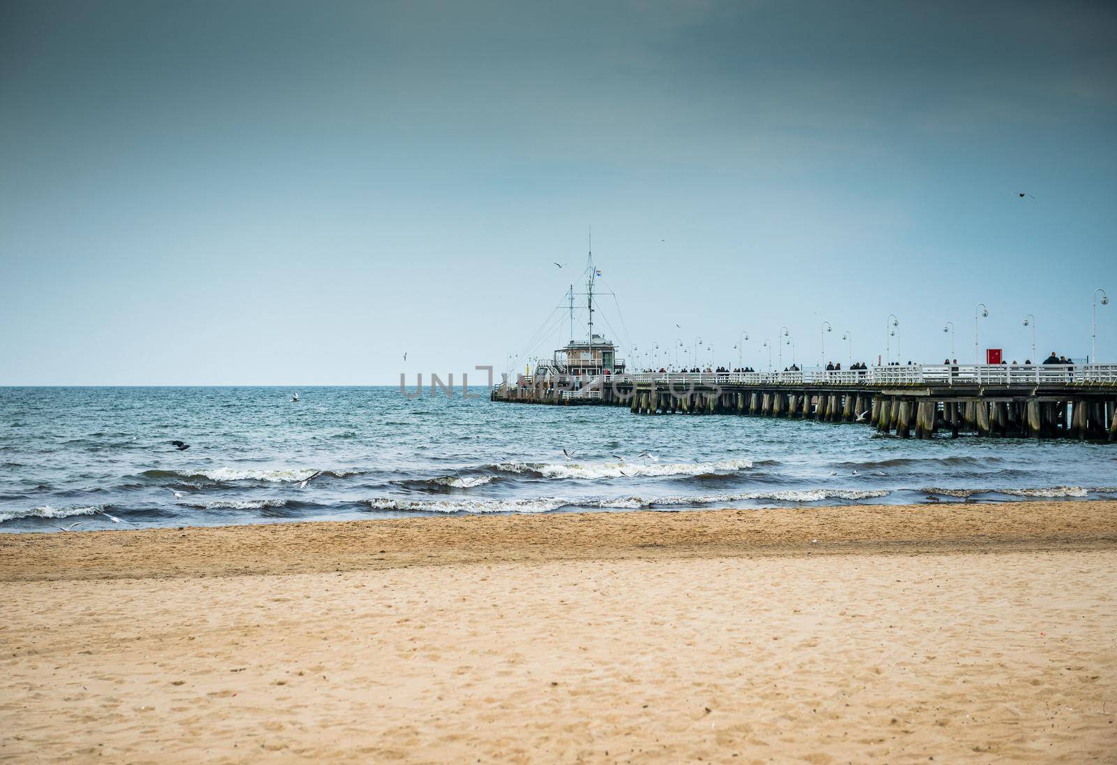 promenade in Sopot. Gdansk