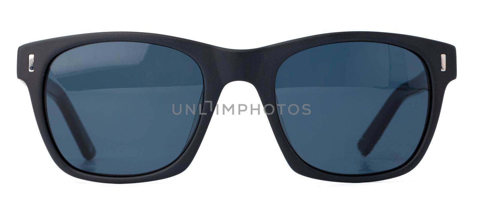 Stylish sunglasses isolated on white background