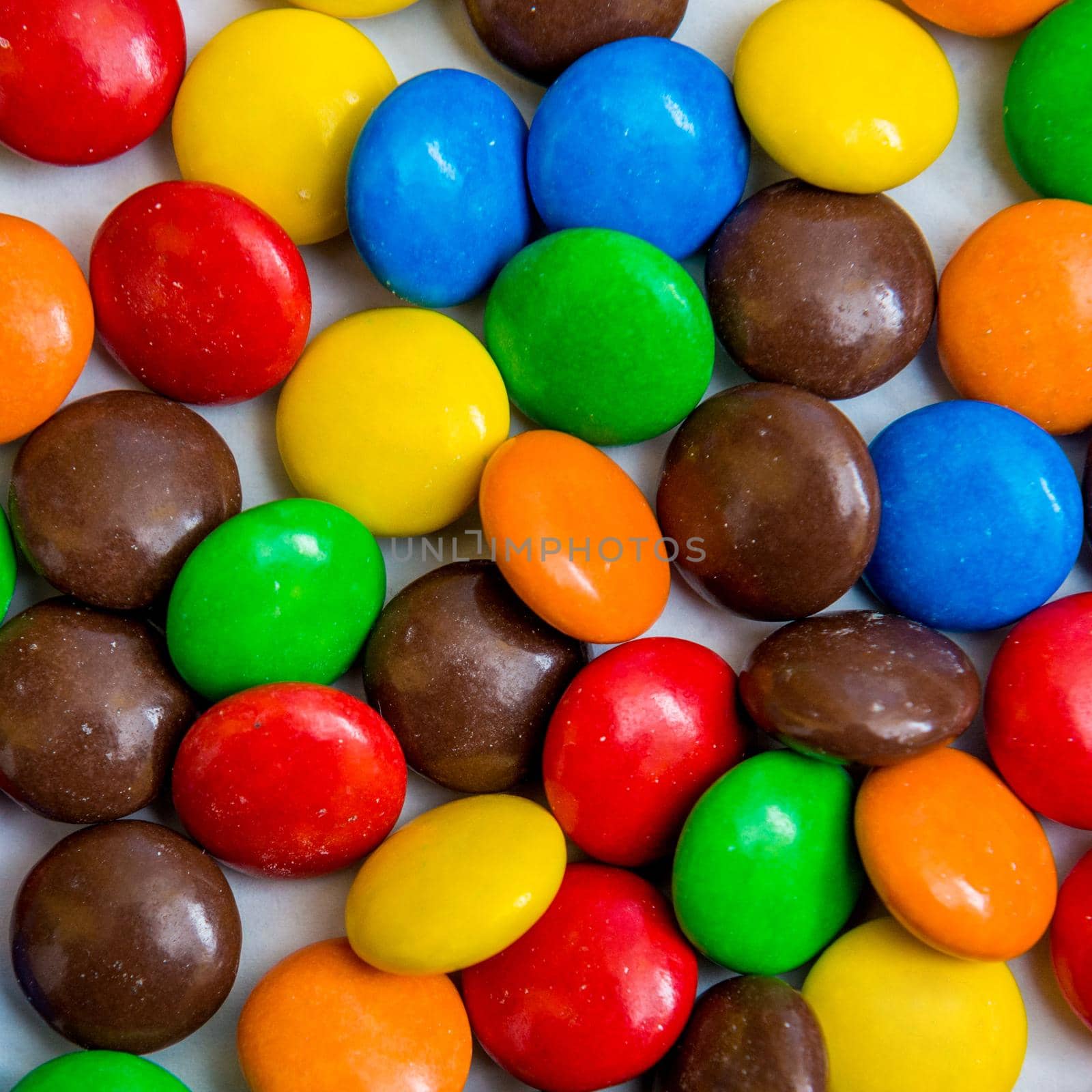 colorful chocolate coated candy by tan4ikk1