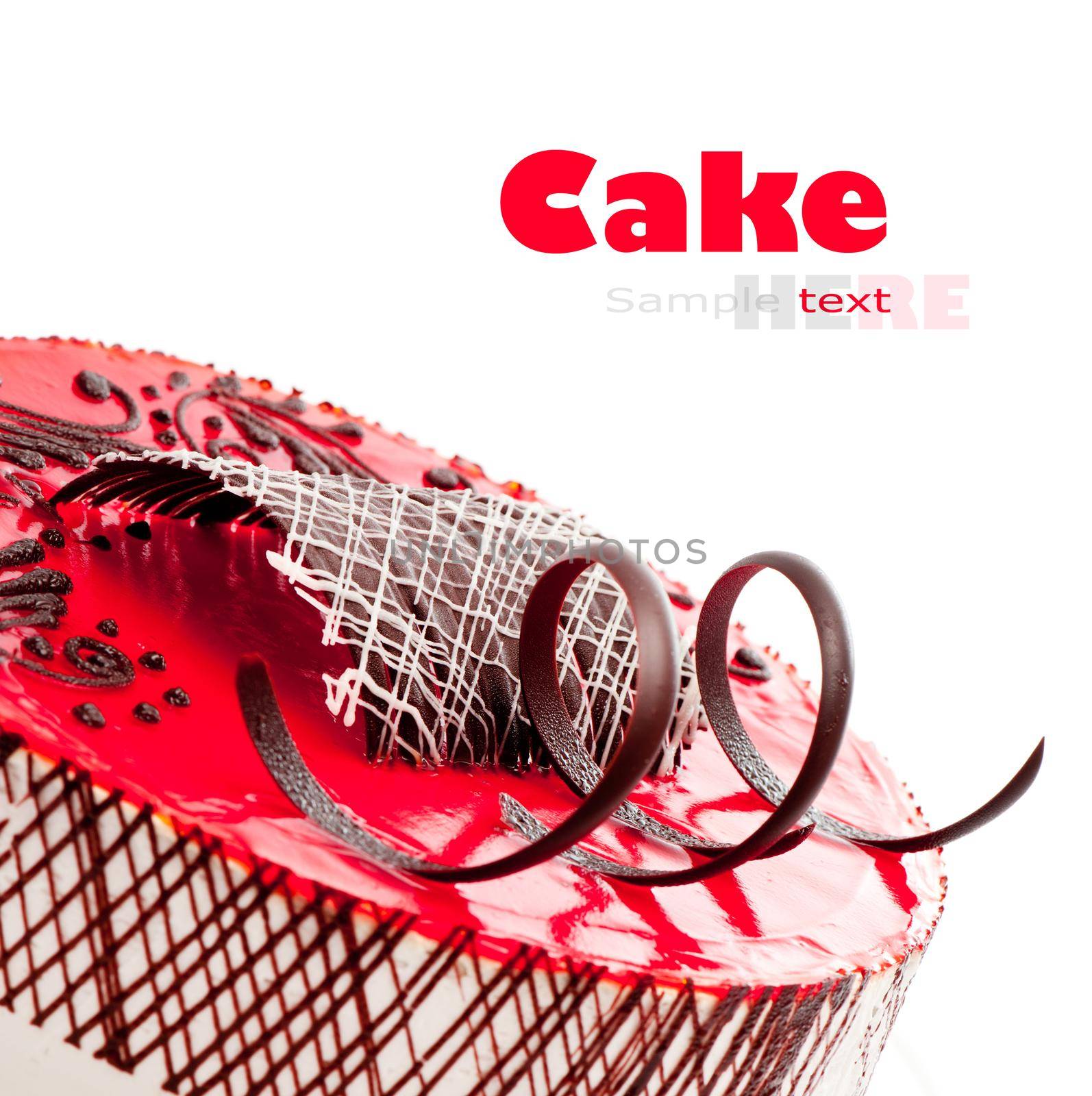 strawberry cake by tan4ikk1