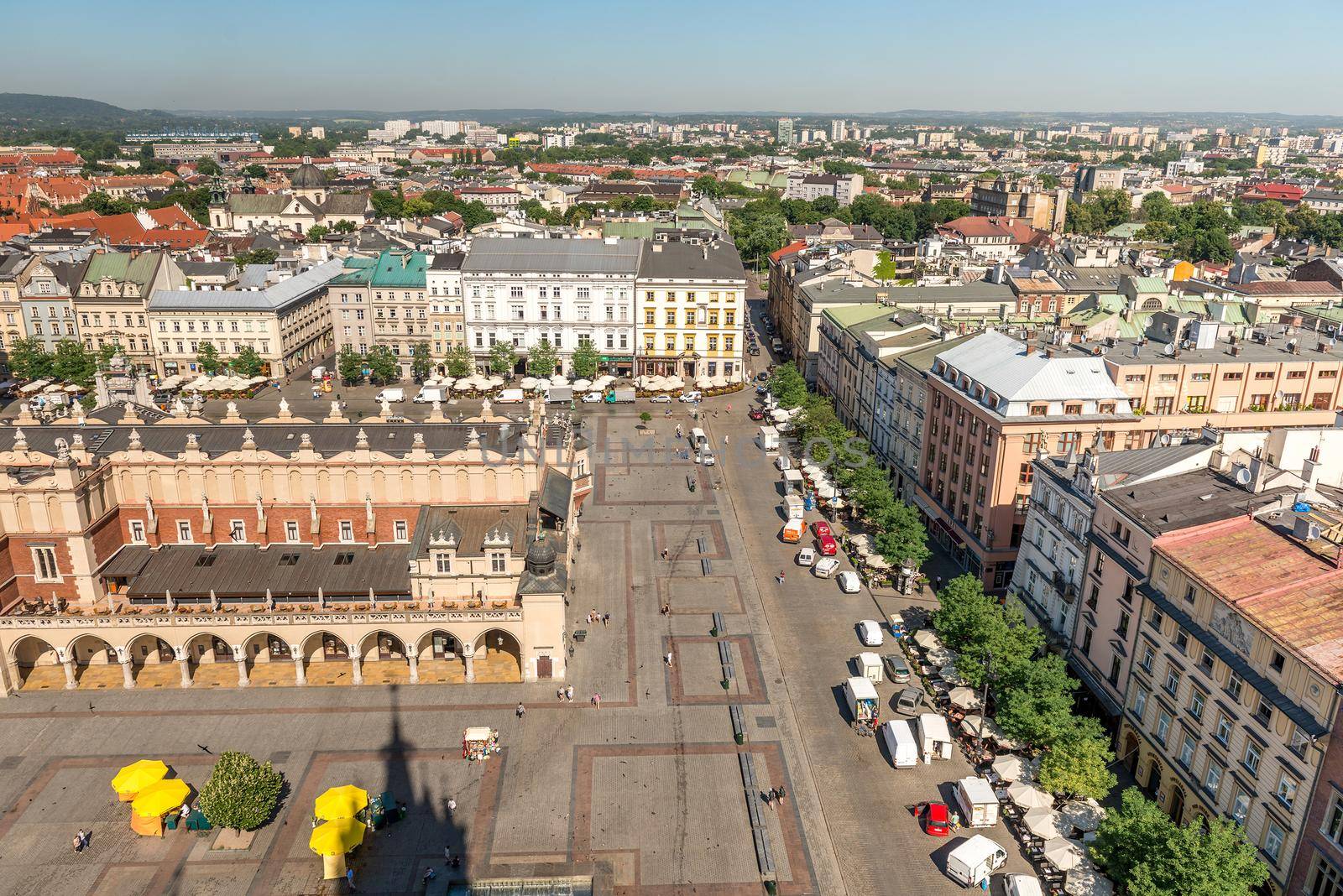 City centre of Krakow, topview by tan4ikk1
