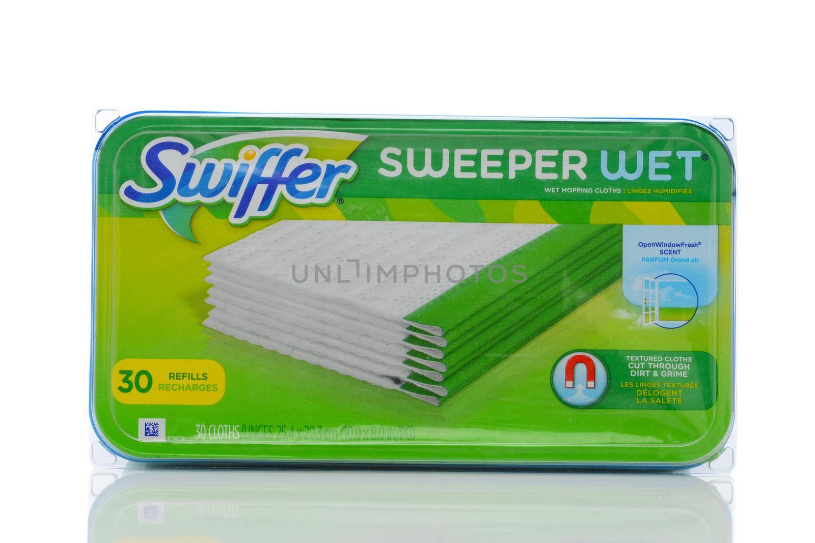 A package of Swiffer Sweeper Wet Mopping Cloths refills. by sCukrov