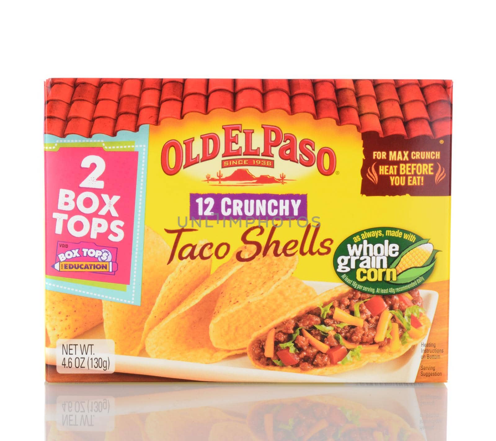 IRVINE, CA - January 05, 2014: Old El Paso Taco Shells. Old El Paso has be making popular Mexican cuisine products since 1938.
