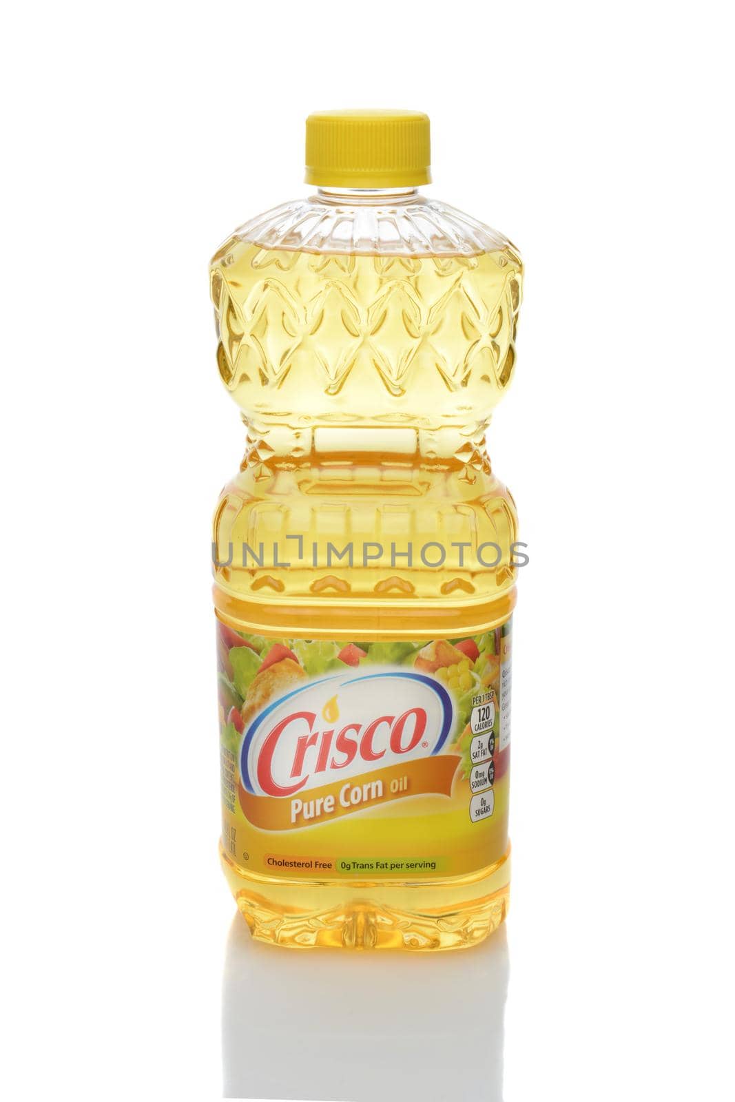 IRVINE, CA - DECEMBER 12, 2014: A bottle of Crisco Corn Oil. Crisco is a brand of shortening produced by The J.M. Smucker Company popular in the United States.