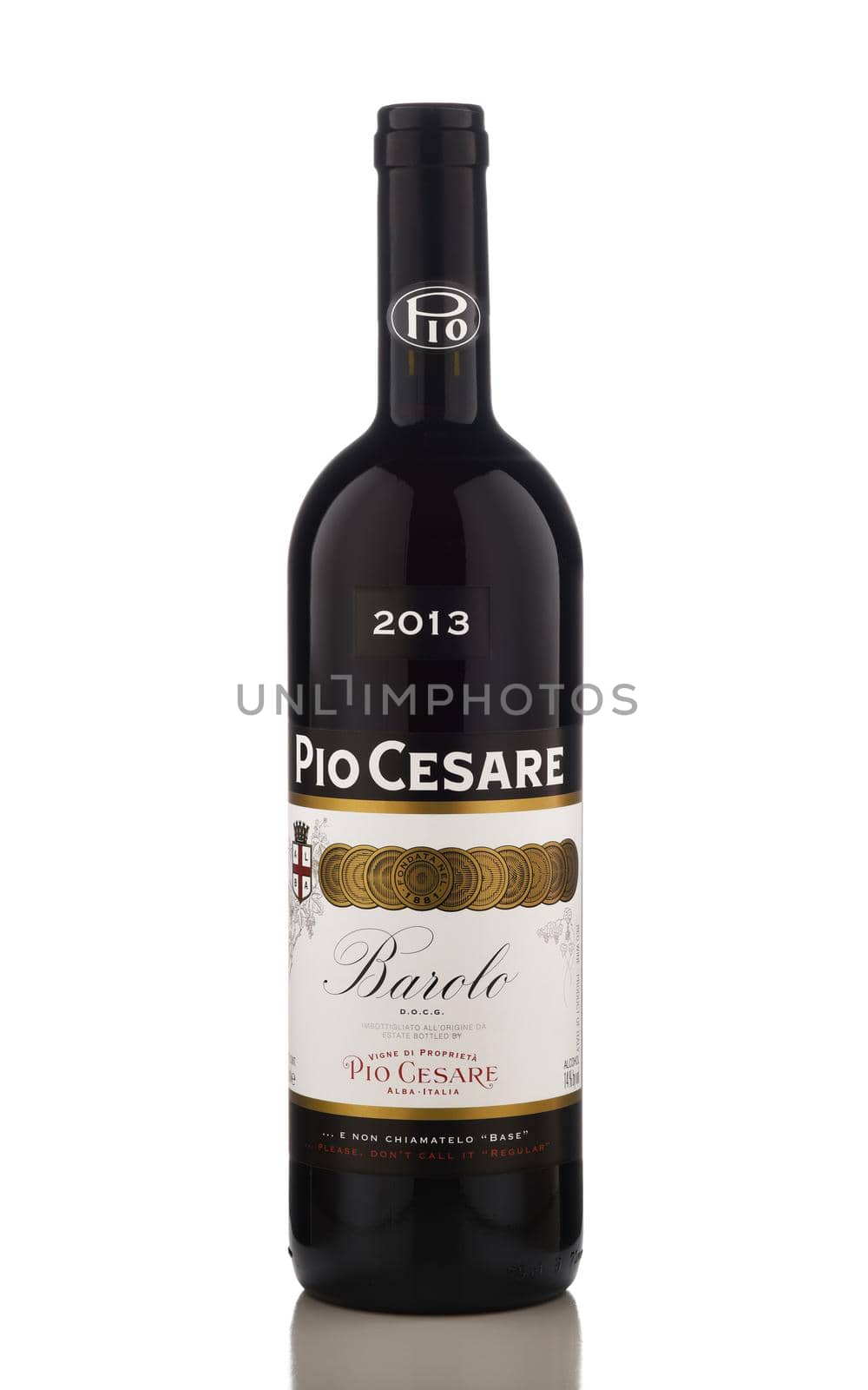 A bottle of Pio Cesare Barolo Wine by sCukrov