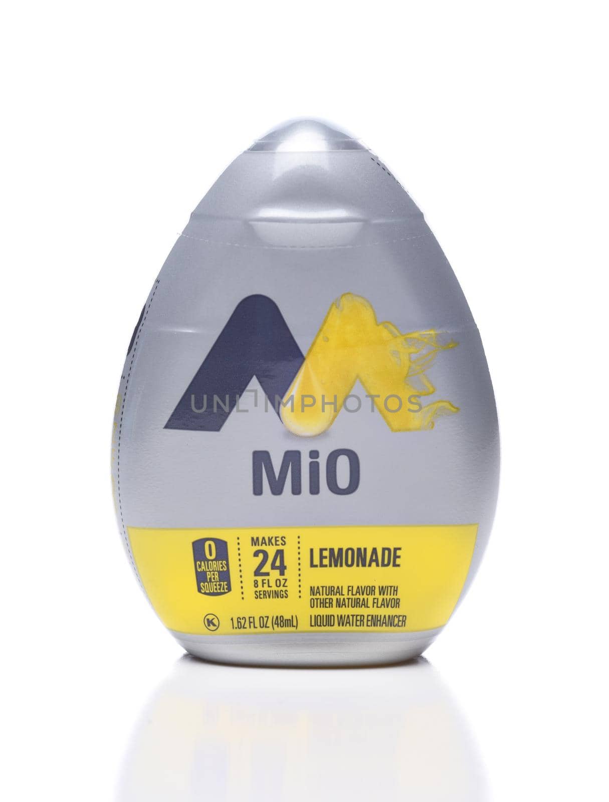 IRVINE, CALIFORNIA - 8 JUNE 2020: a bottle of Mi0 Lemonade Water Enhancer. by sCukrov