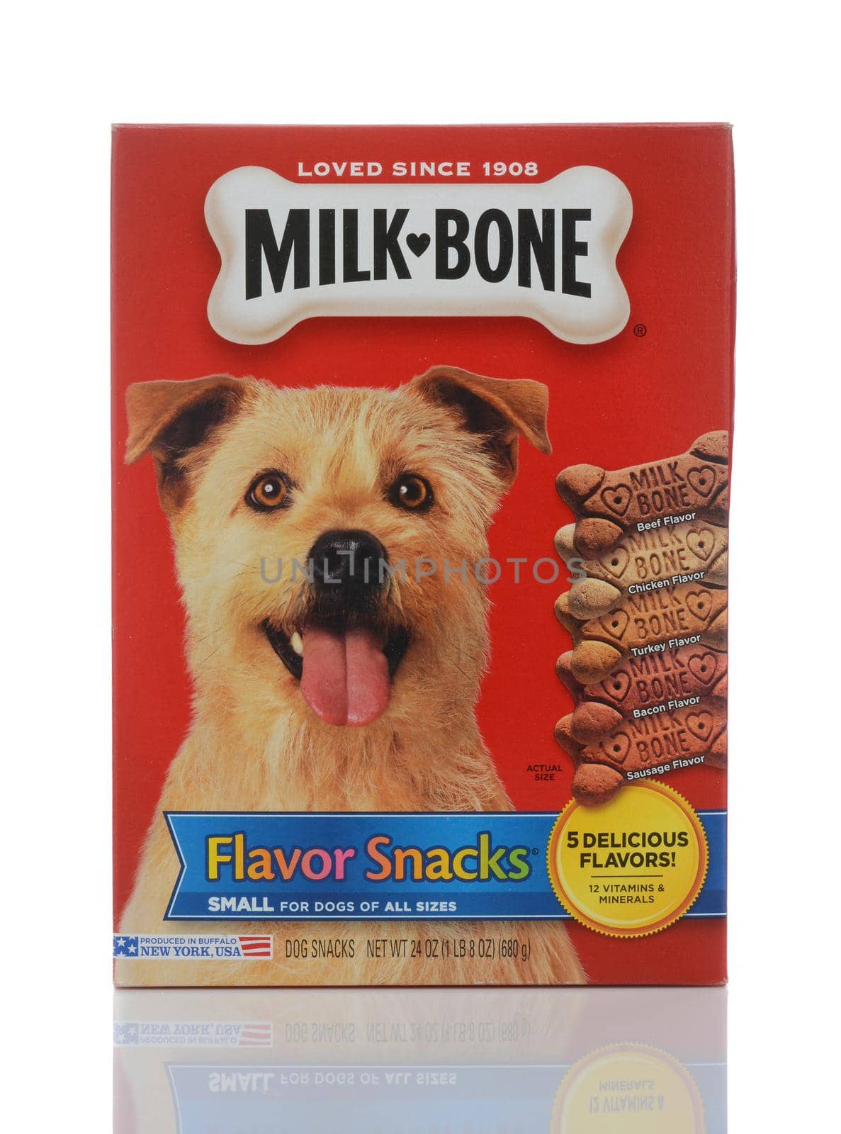 A box of Milk-Bone Flavor Snacks by sCukrov