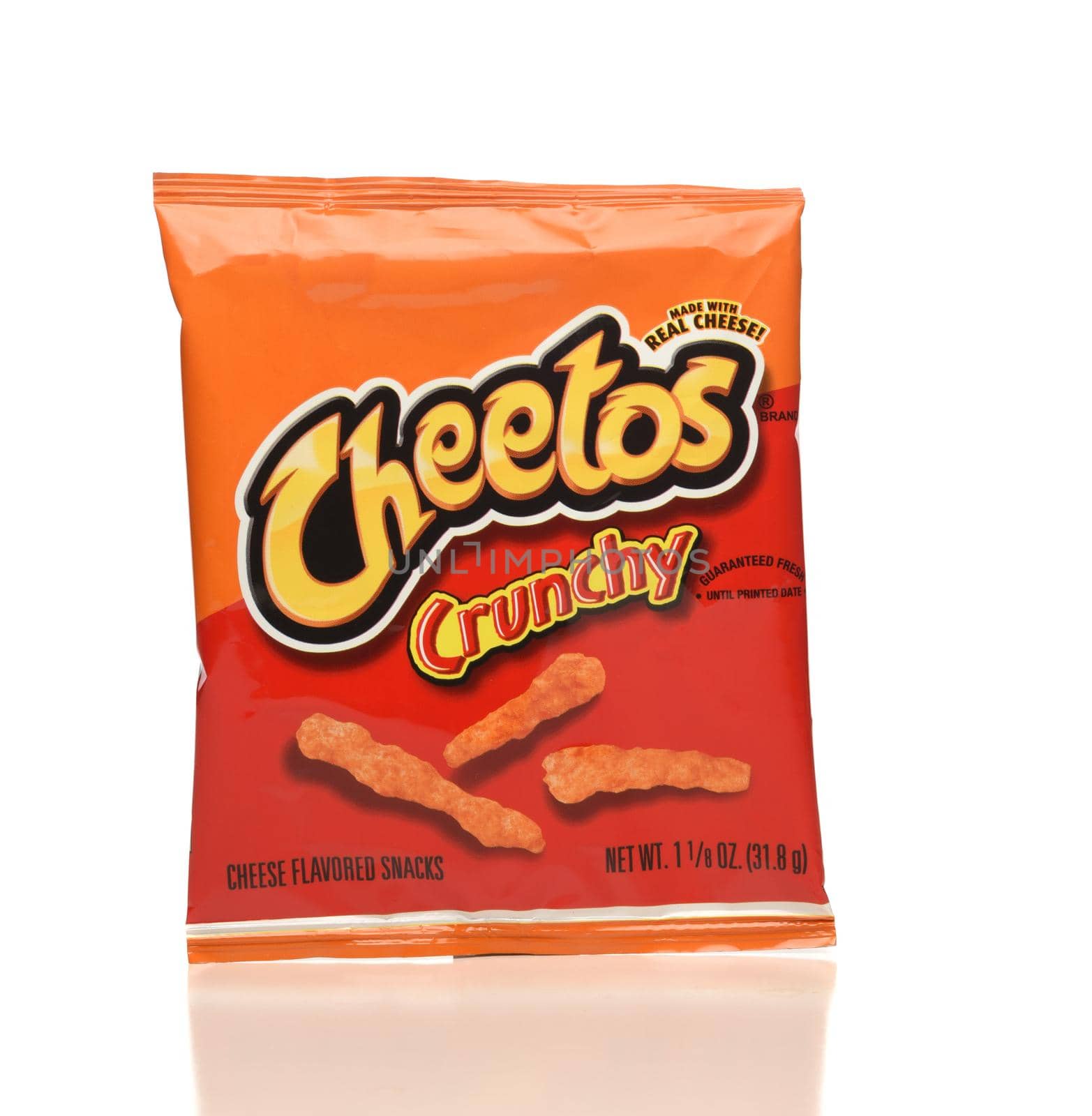 A package of Cheetos cheese flavored puff corn snack, from Frito-Lay by sCukrov