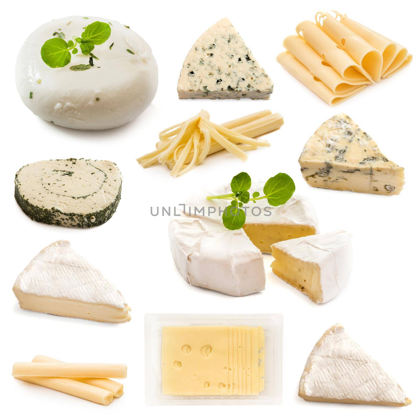 various types of cheeses by tan4ikk1