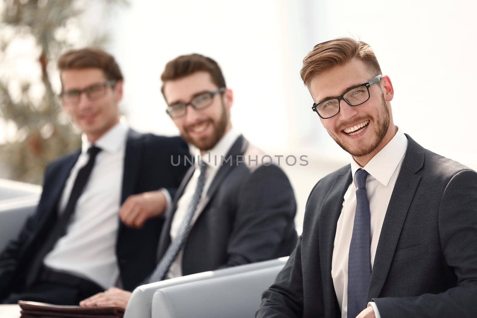 close up.a group of successful business people.photo with copy space