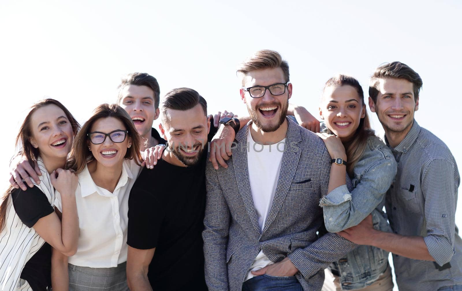 portrait of a group of successful young people.photo with copy space