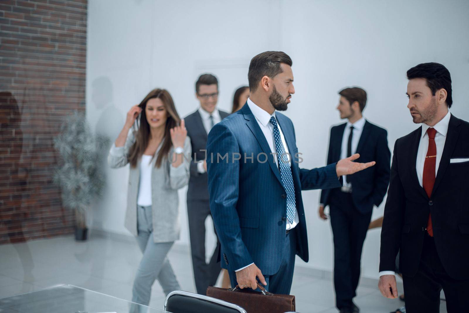 business people in the workplace. business concept