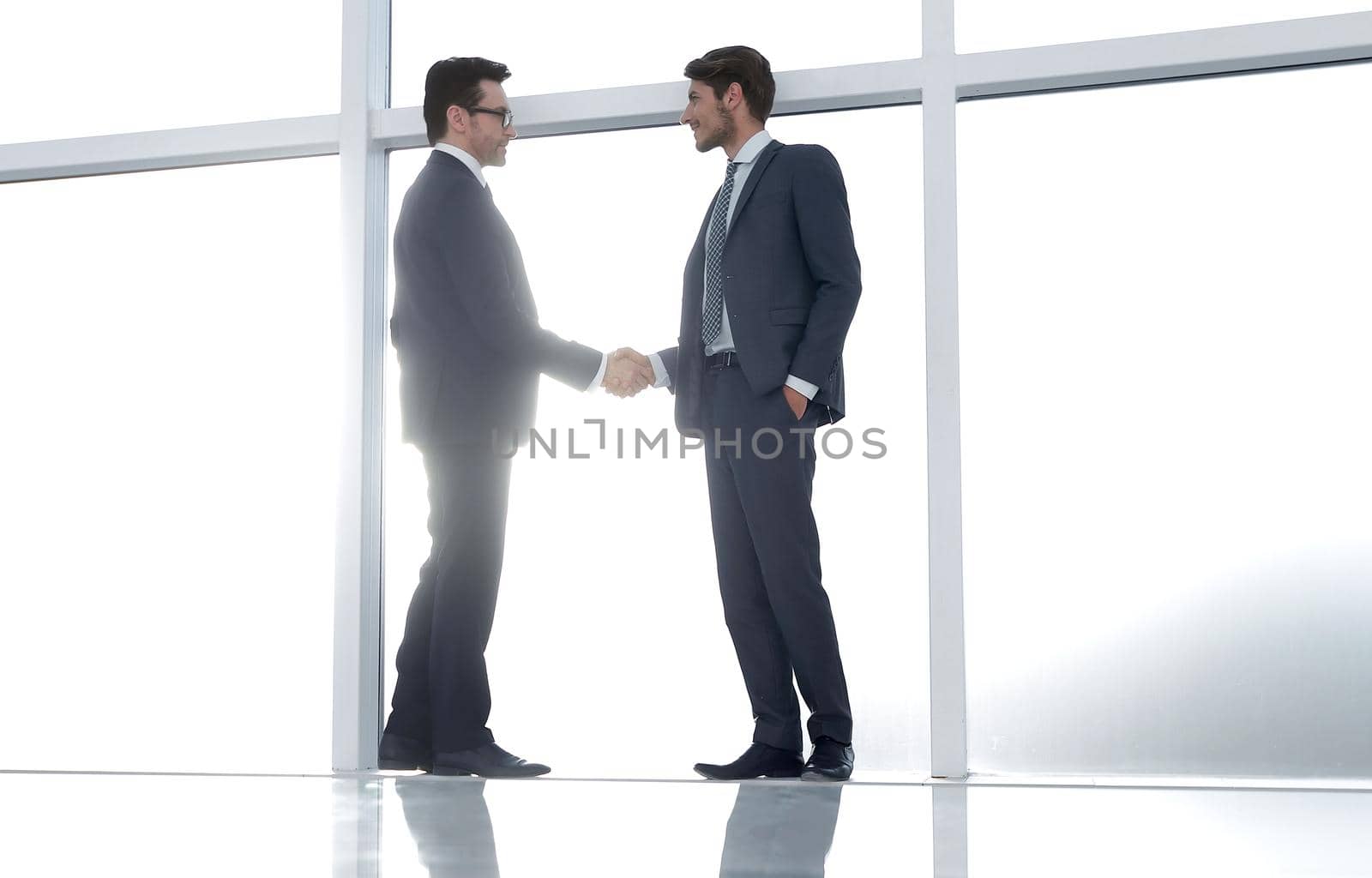 business background.handshake business partners . concept of partnership