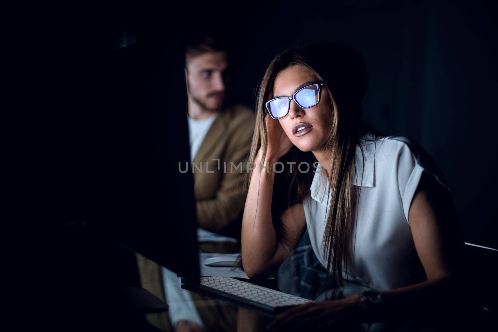 portrait of a modern business woman in the workplace.business people