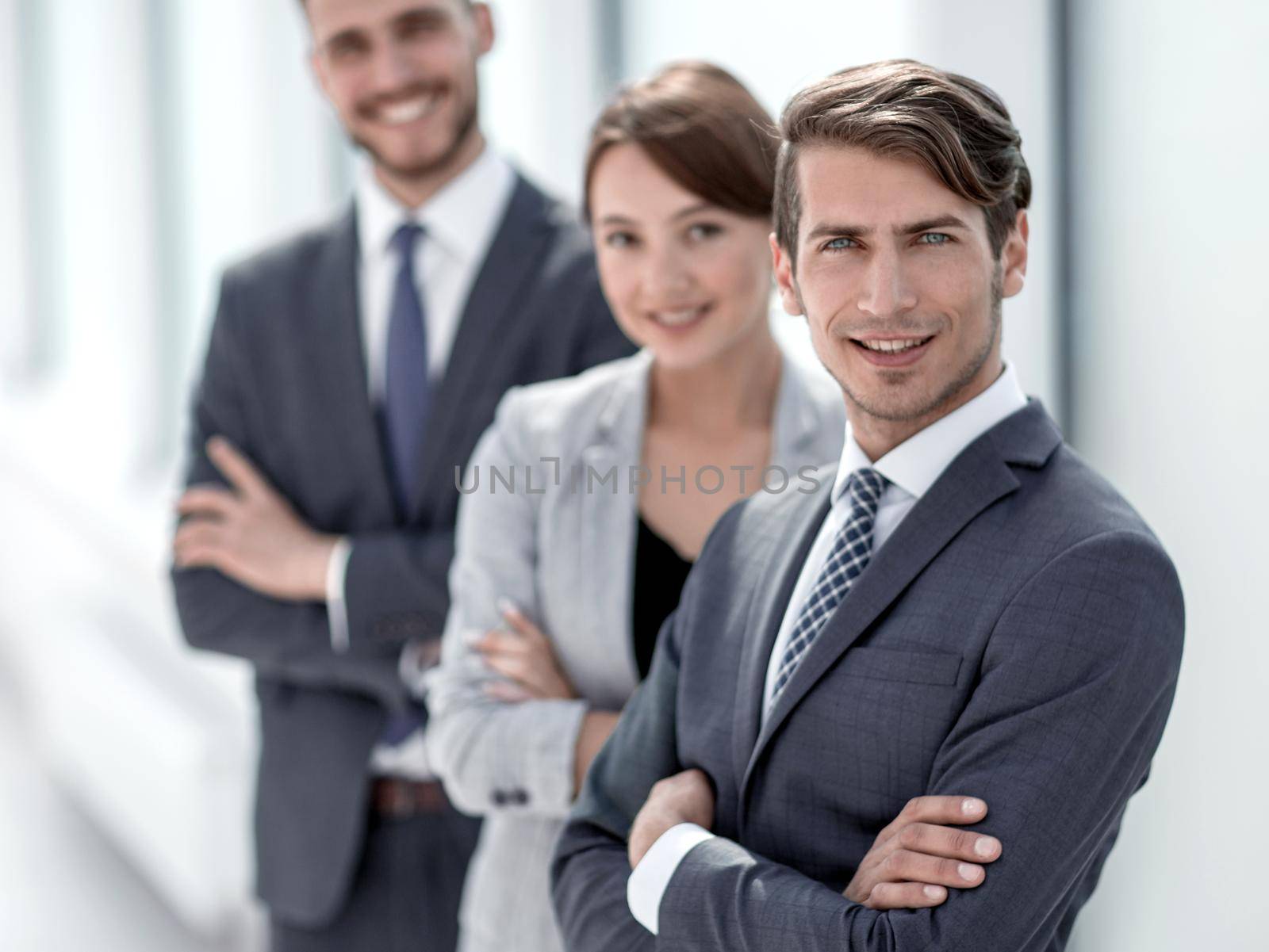 professional business team standing in the office.photo with copy space