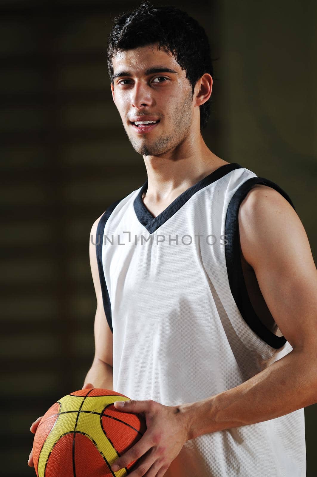 basket ball game player portrait by dotshock