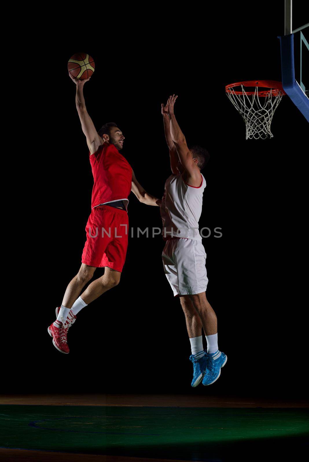 basketball player in action by dotshock