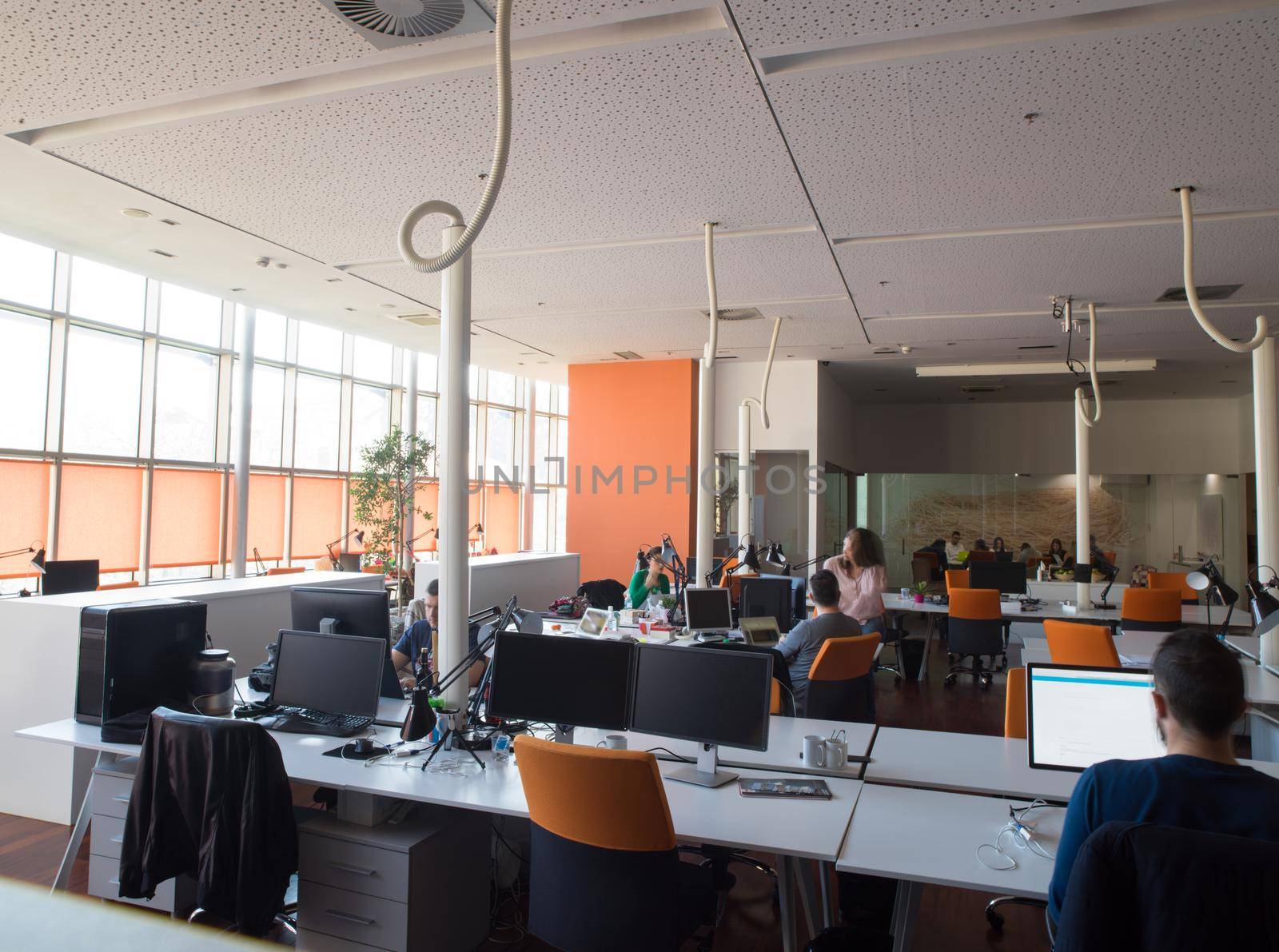 busy coworking office space by dotshock