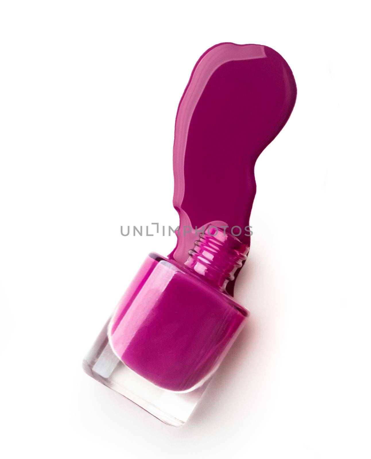 Violet nail polish bottle by GekaSkr