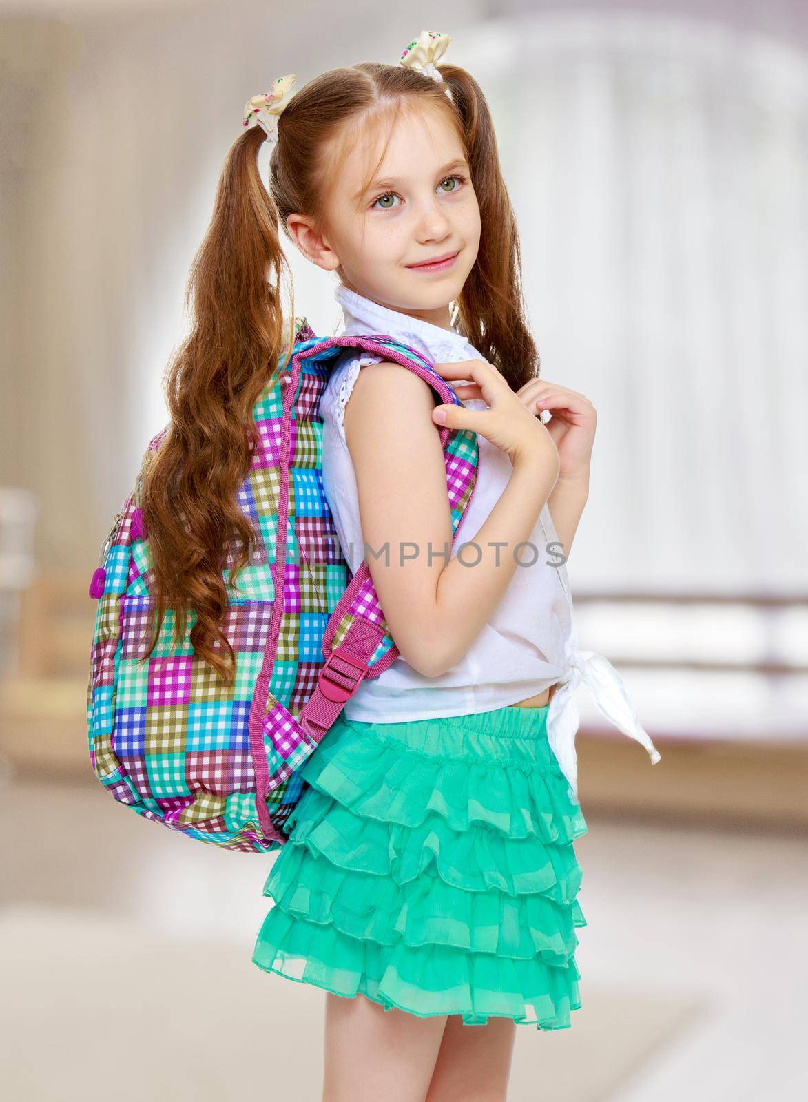 Girl with the school portfolio by kolesnikov_studio