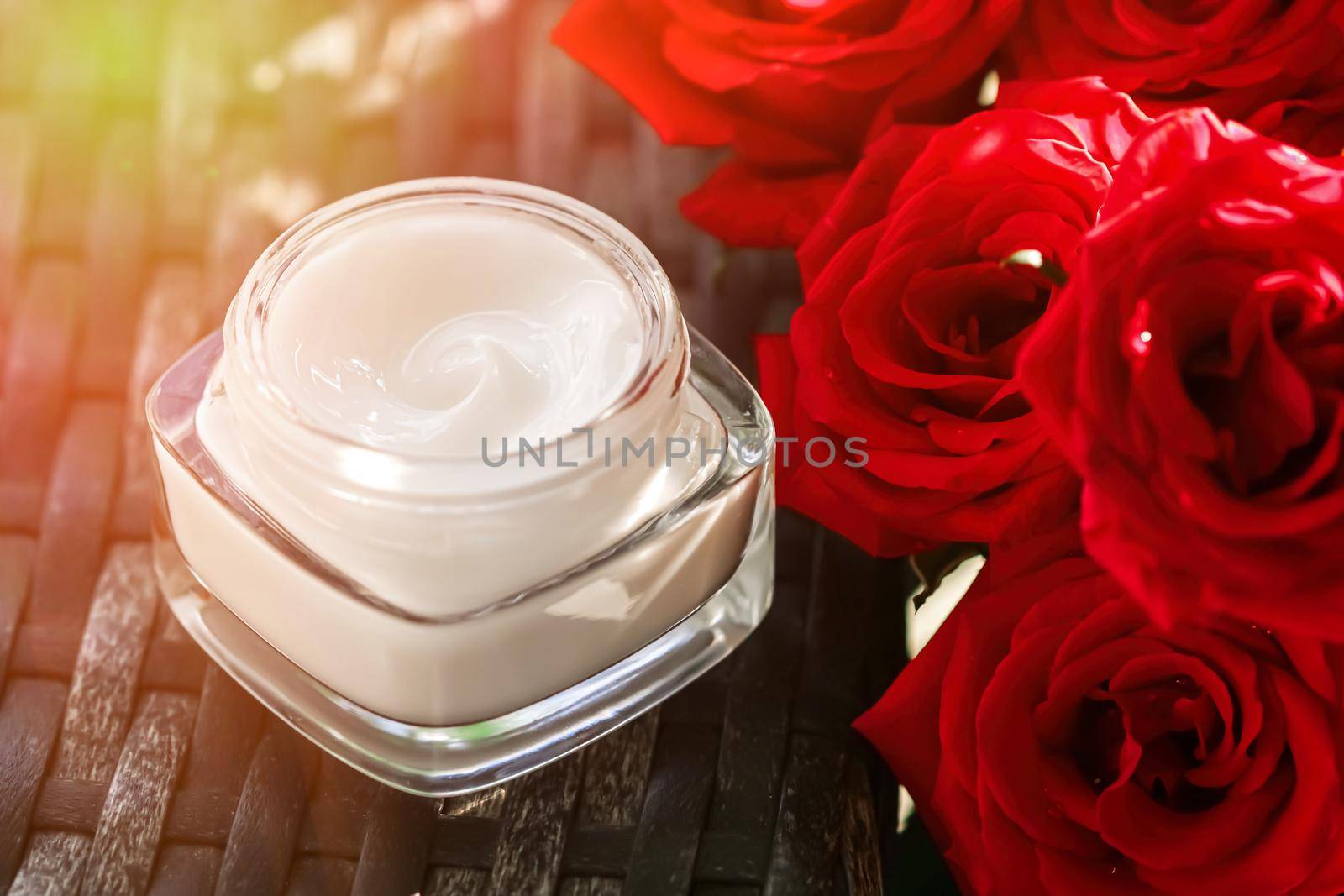 Face cream moisturiser as skincare and bodycare luxury product, home spa and organic beauty cosmetics for natural skin care morning routine.