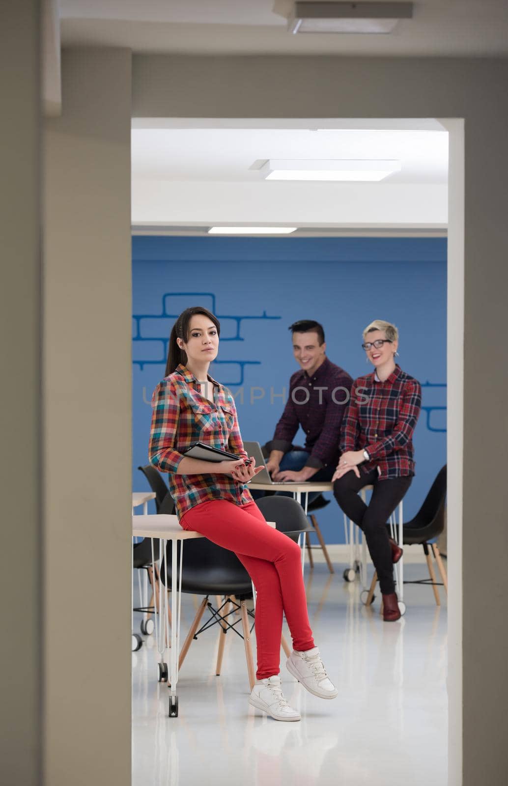 startup business team on meeting by dotshock