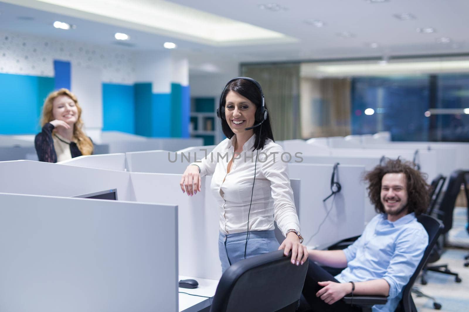 Call center operators by dotshock